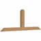 Ekena Millwork Portland Smooth Timber Gable Bracket, Western Red Cedar, 96"W x 36"H x 5 1/2"D x 5 1/2"F, 9/12 Pitch GBW096X36X0606POR00SWR - alternate 4